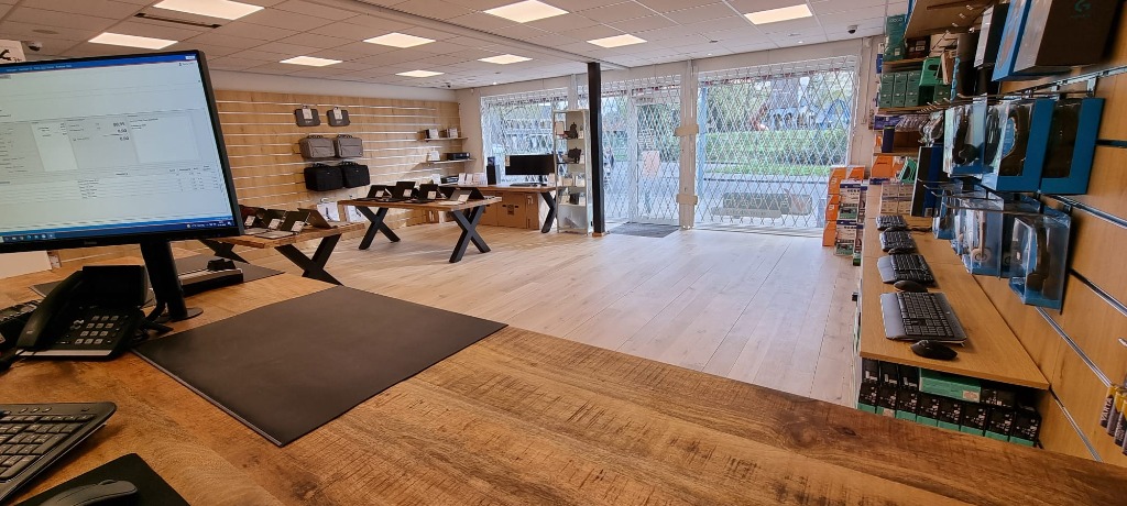Interieur winkel Van Geijn